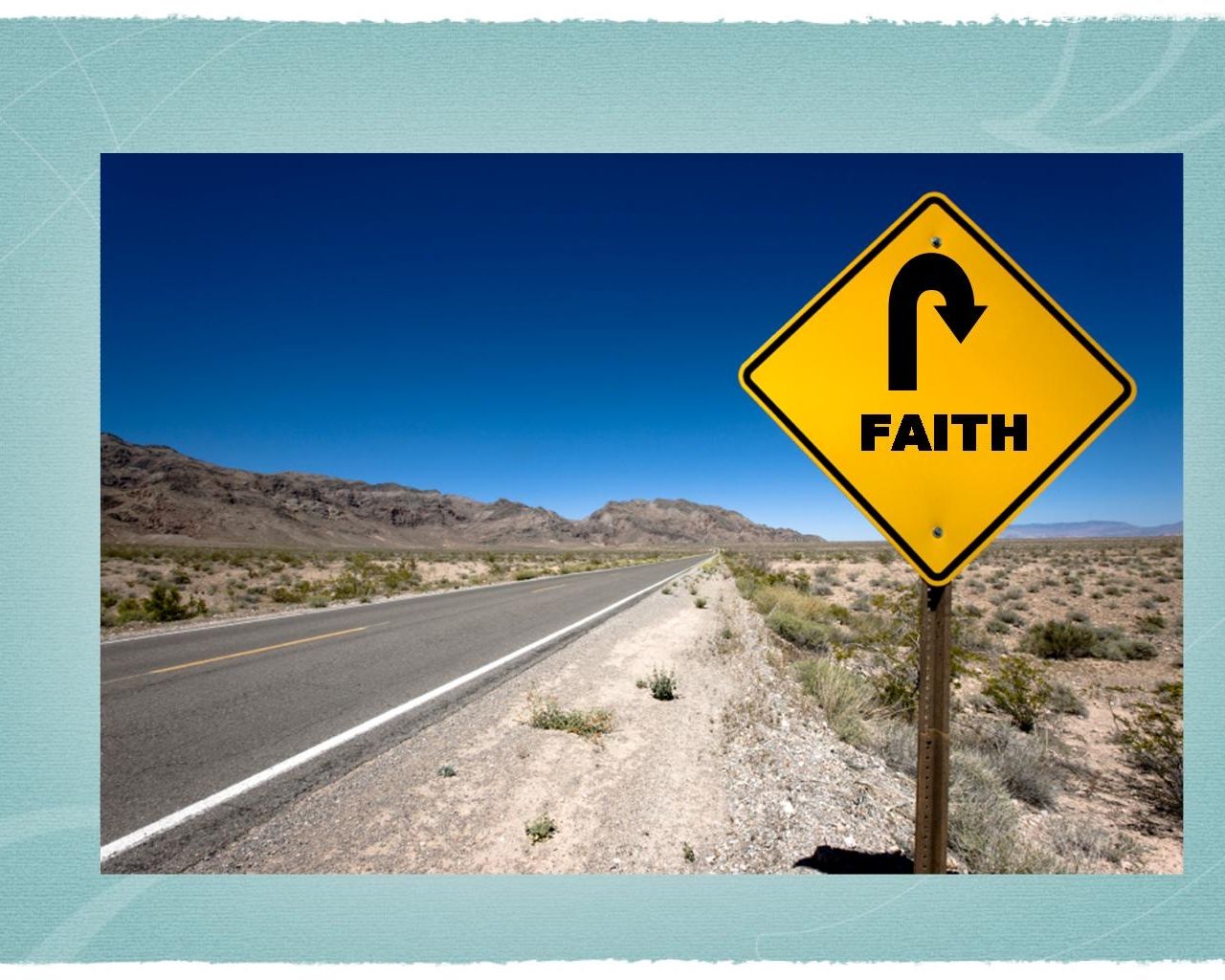 Free download Faith Road sign Wallpaper Christian Wallpaper