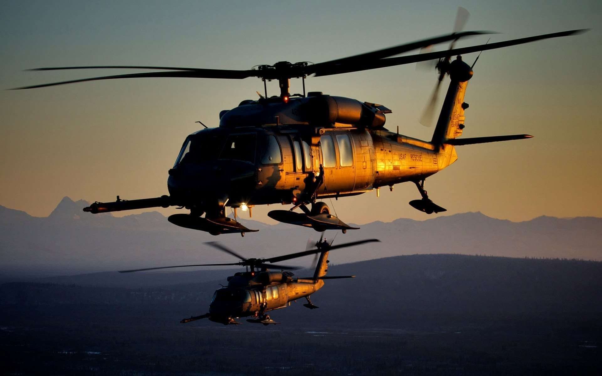USAF Rescue Helicopters Wallpaper