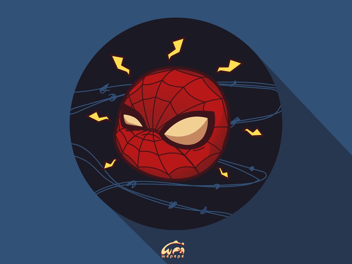 Spiderman Chibi Marvel Heroes 1152x864 Resolution HD 4k