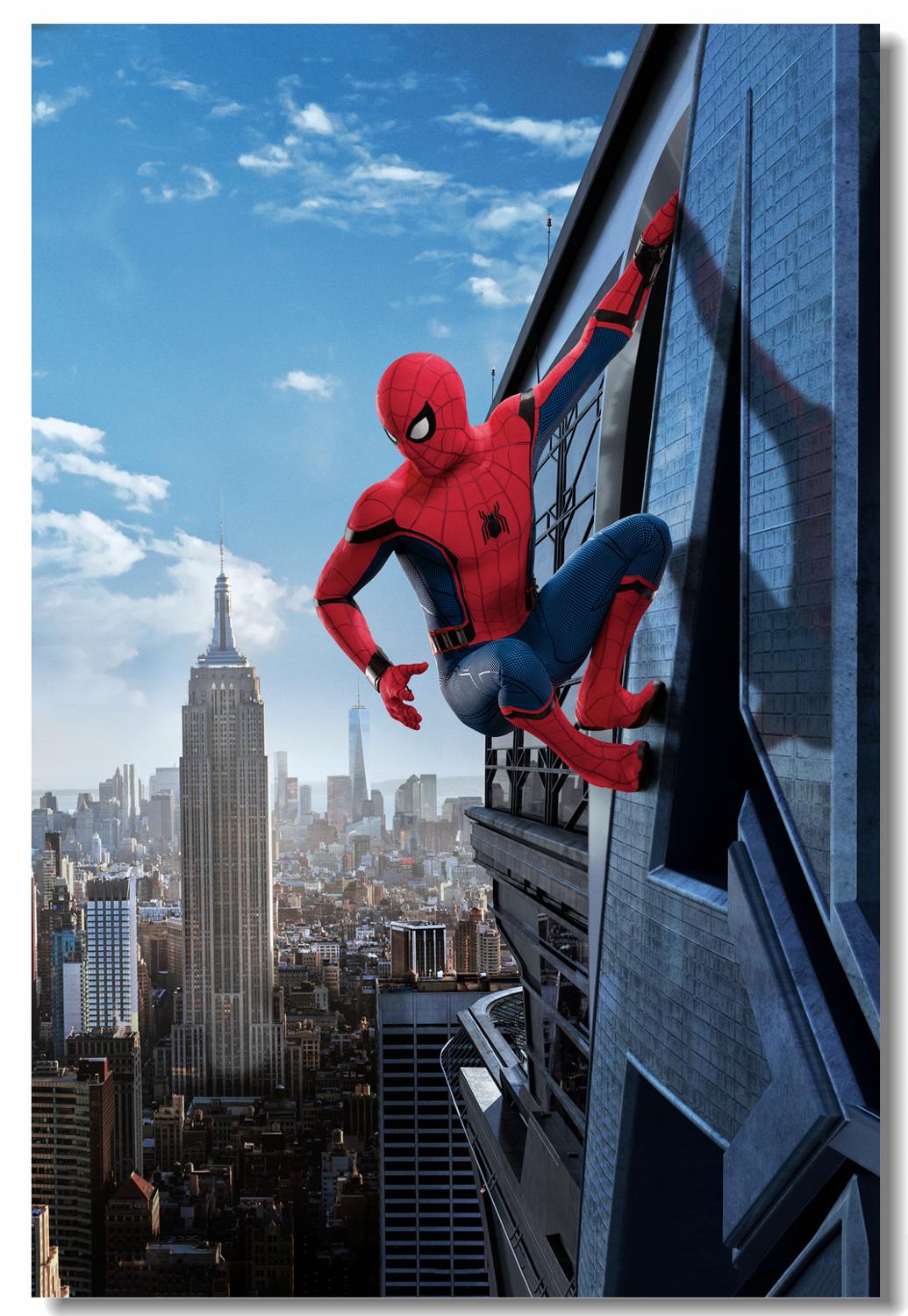 Custom Canvas Art Spider Man Homecoming Poster Marvel Wallpaper