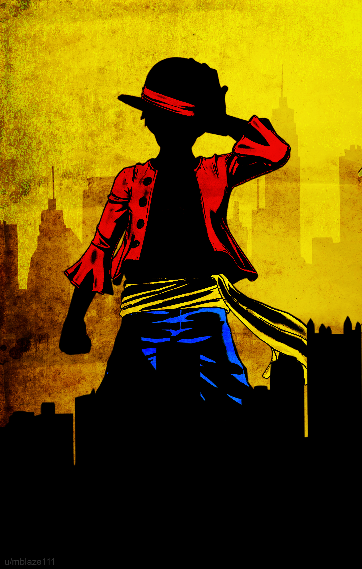 Made a Luffy Wallpaper. Hope you guys like it. Planning to make Zoro next!