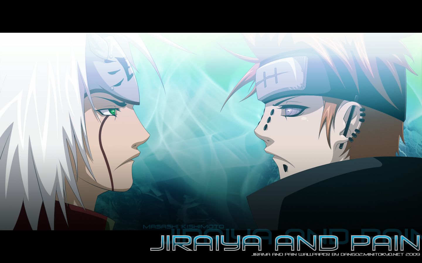 Naruto Wallpaper: Jiraiya and Pain