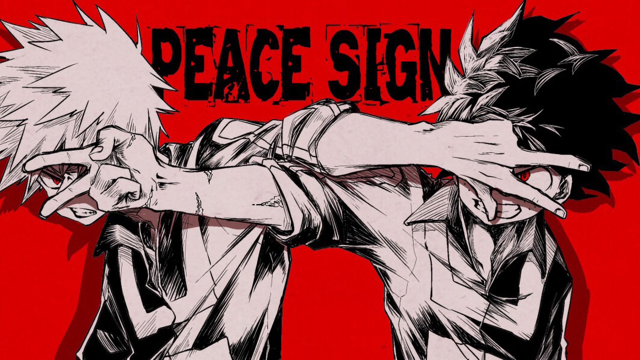 Izuku Midoriya V Katsuki Bakugou Art 2048x1152