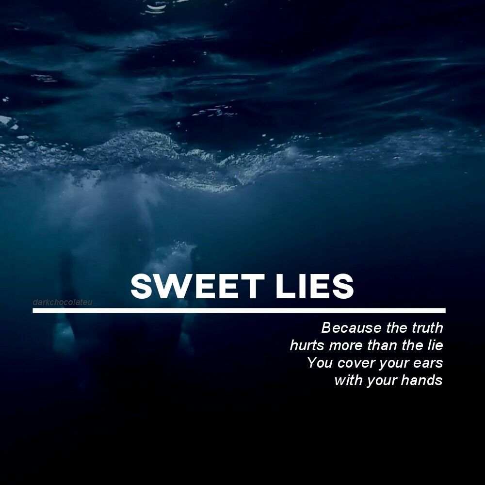 EXO sweet lies Lyrics quote wallpaper. Kutipan lirik, Lirik lagu