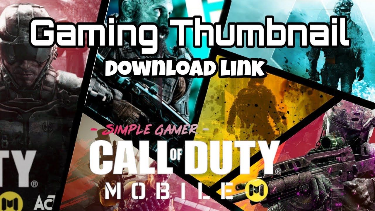 Call Of Duty Mobile Thumbnail For Youtube and Movie