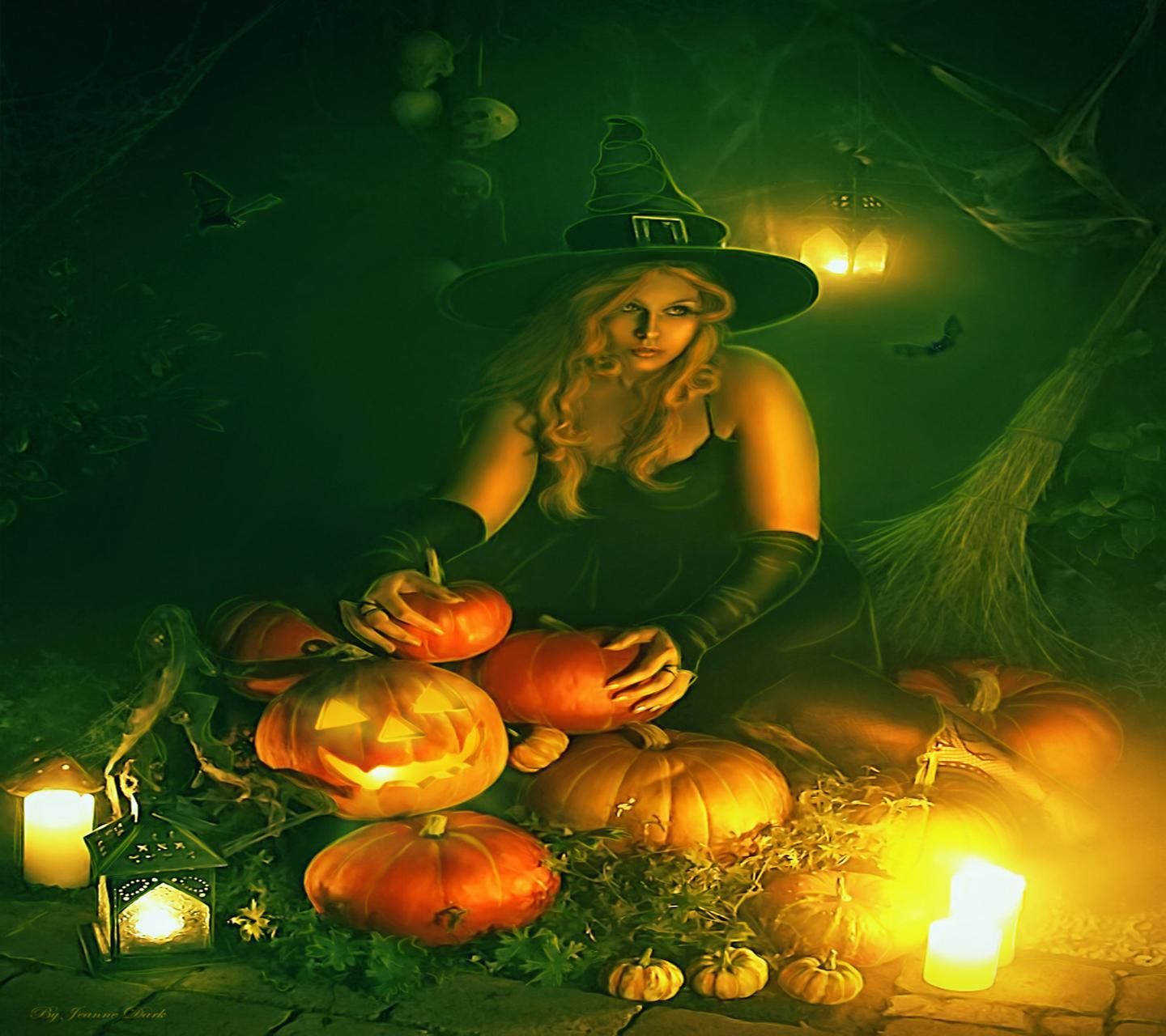 Download Halloween Witch Wallpaper