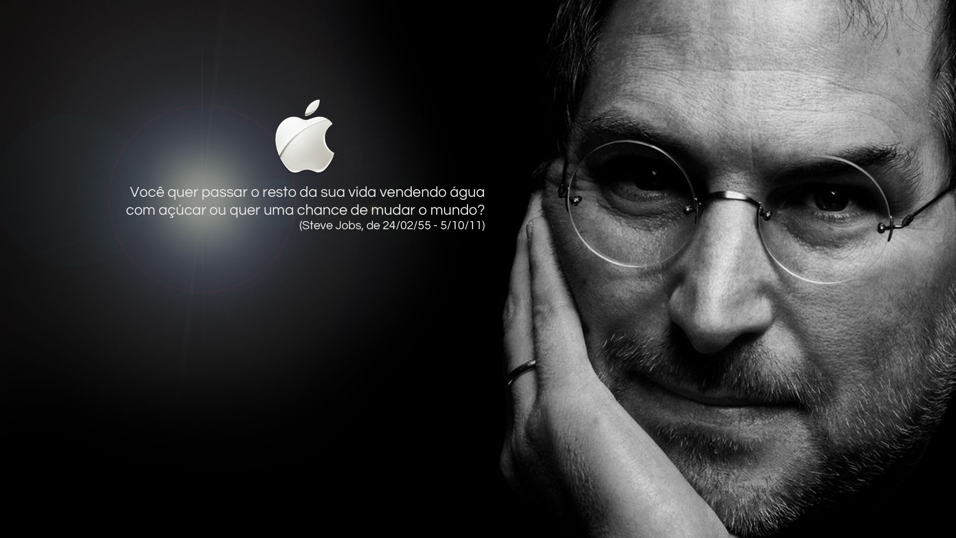 IPhone X Wallpaper - (Steve Jobs Quotes) Free Download on Behance