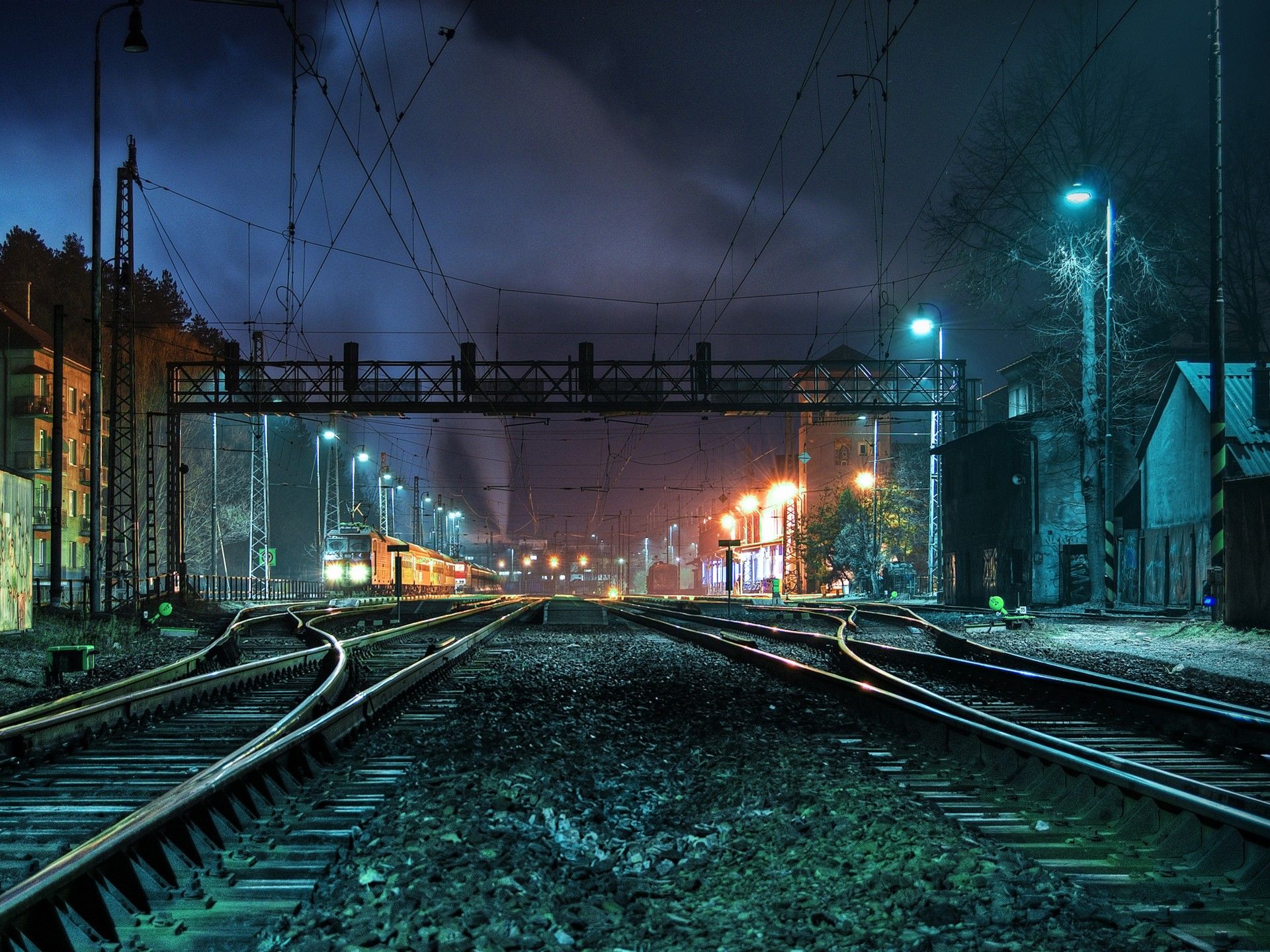 #train, #railway crossing, #railway, wallpaper. Mocah.org
