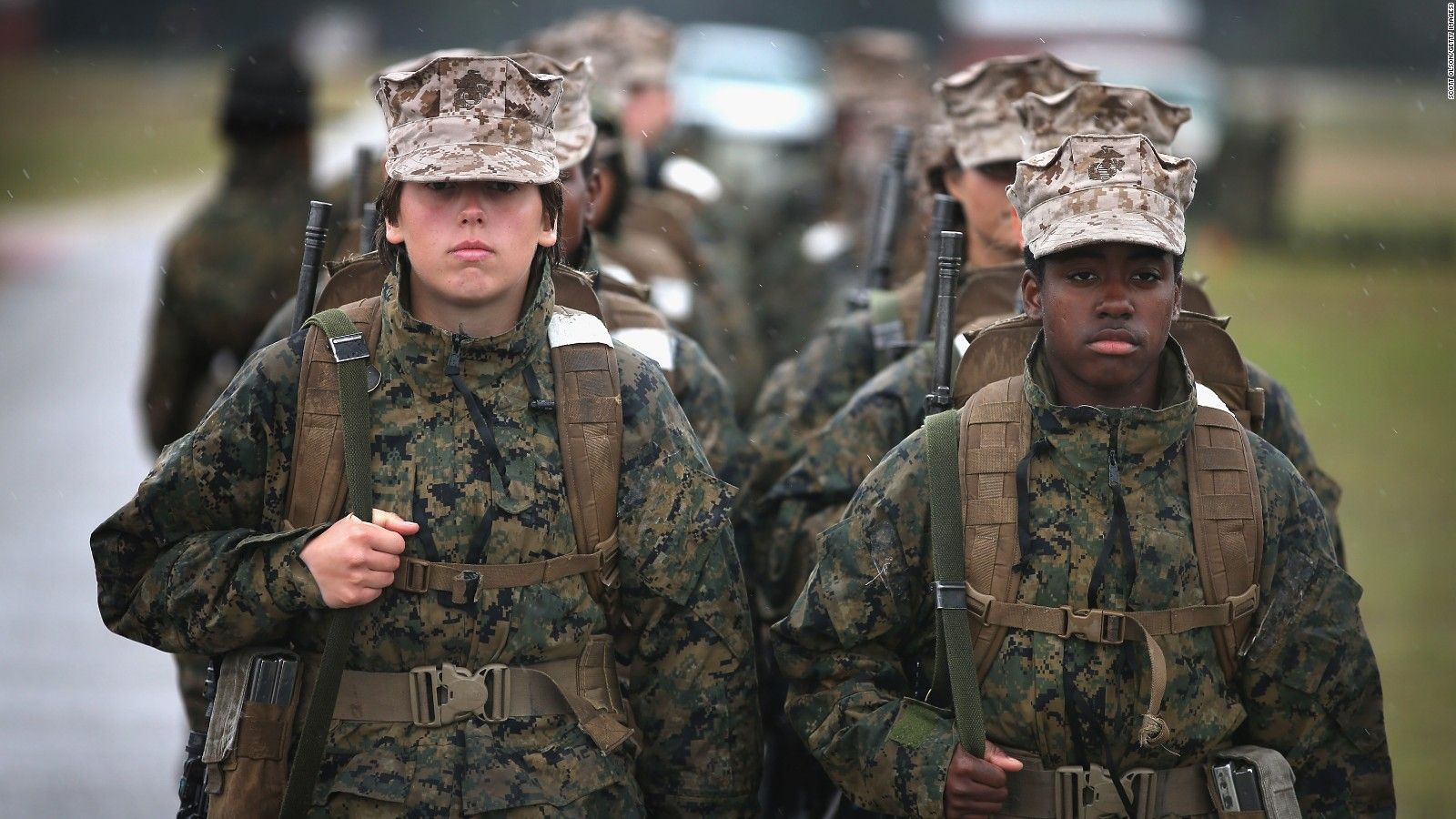 Women in military finally getting respect