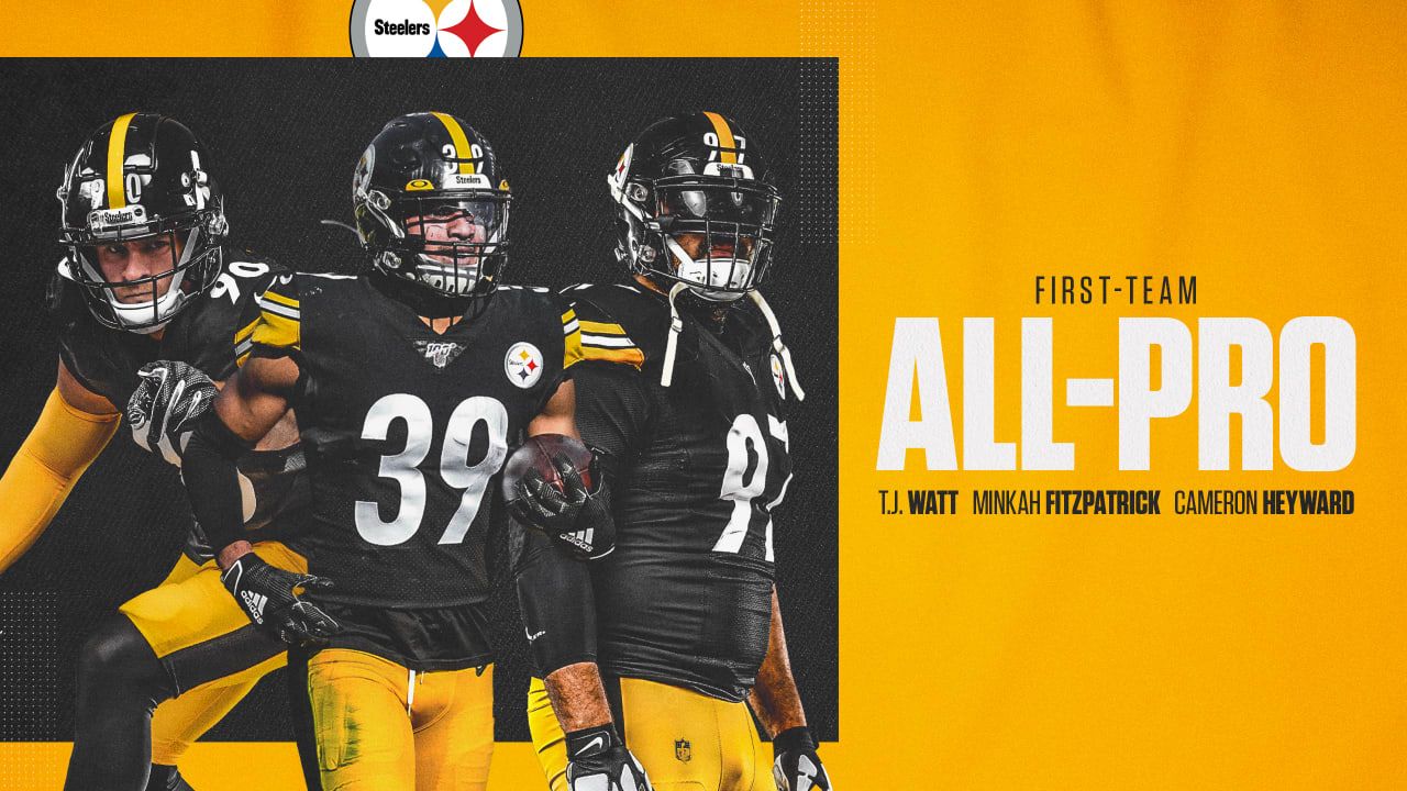 Three Steelers Named First Team AP All Pro