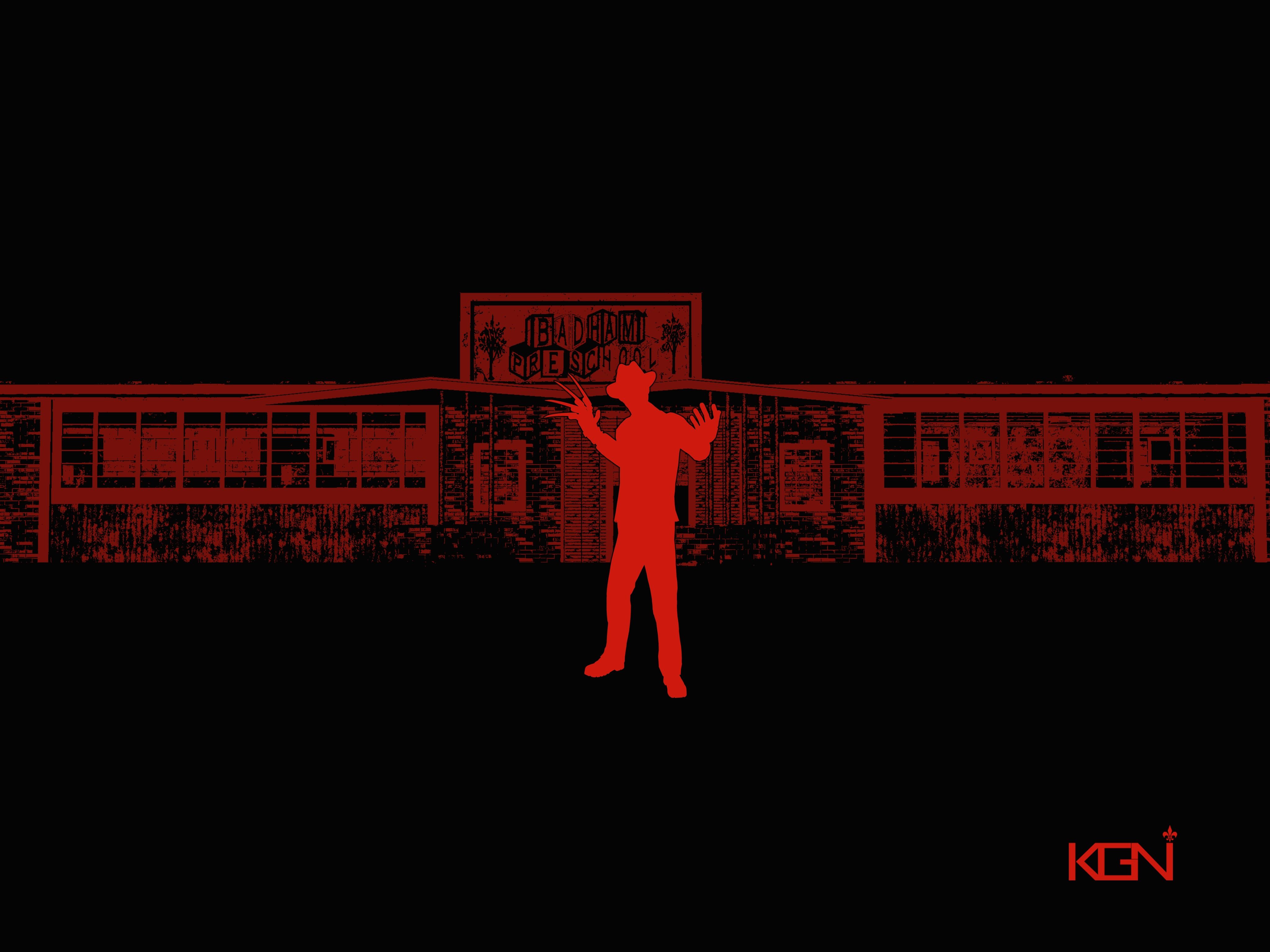 Freddy Krueger Minimal Dead by Daylight Game Art iPhone