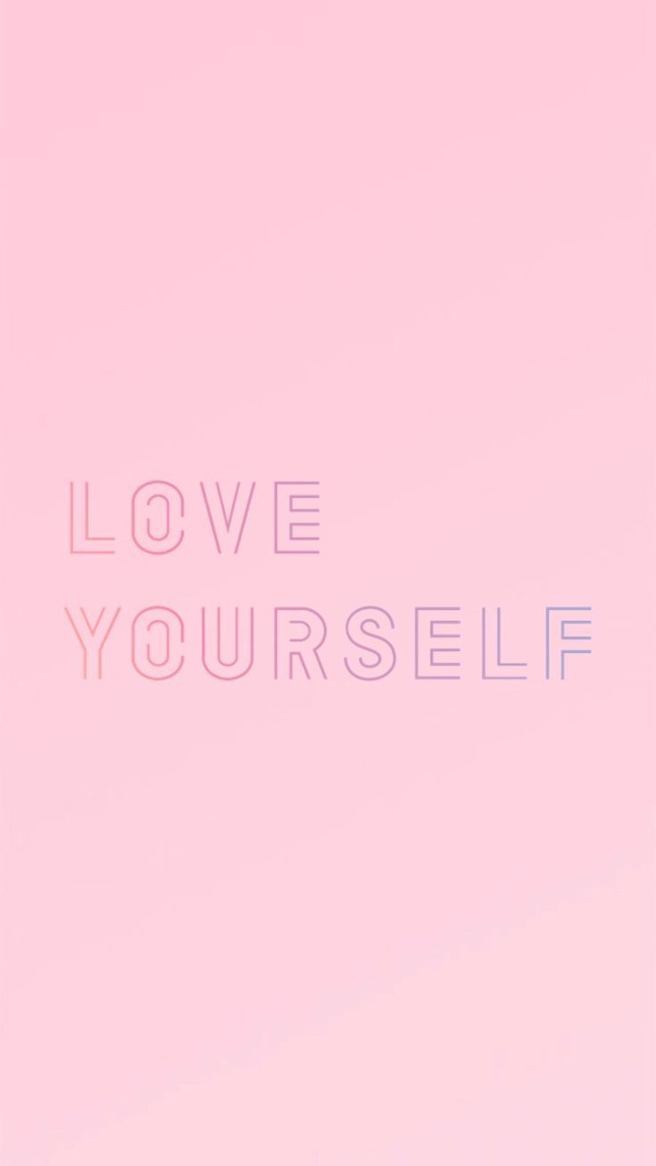 Love Yourself. Bts wallpaper, iPad wallpaper quotes, Aesthetic