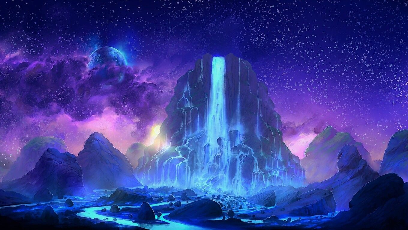 Fantasy Waterfall Laptop HD HD 4k Wallpaper, Image, Background, Photo and Picture