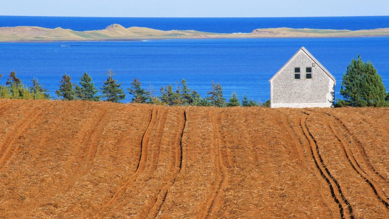 Canada islands crop French farms rivers Prince Edward Island