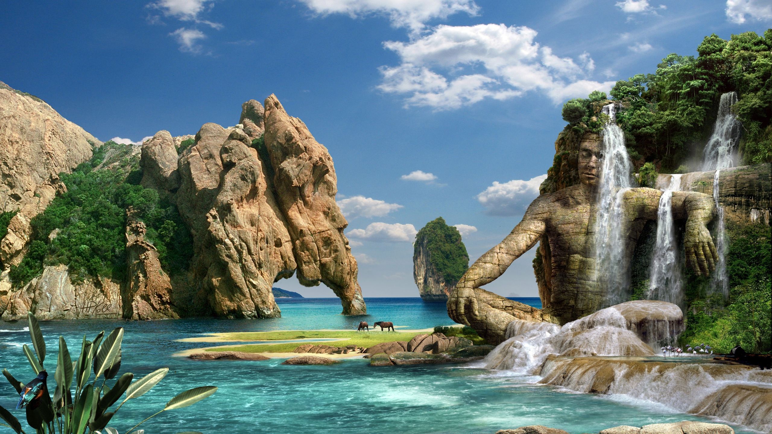 3D Landscape: Fantasy Waterfall, picture nr. 61015