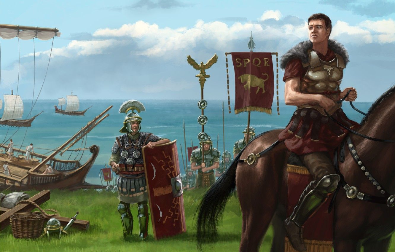 Wallpapers Art, SPQR, Centurion, Roman legionaries, The Roman army.