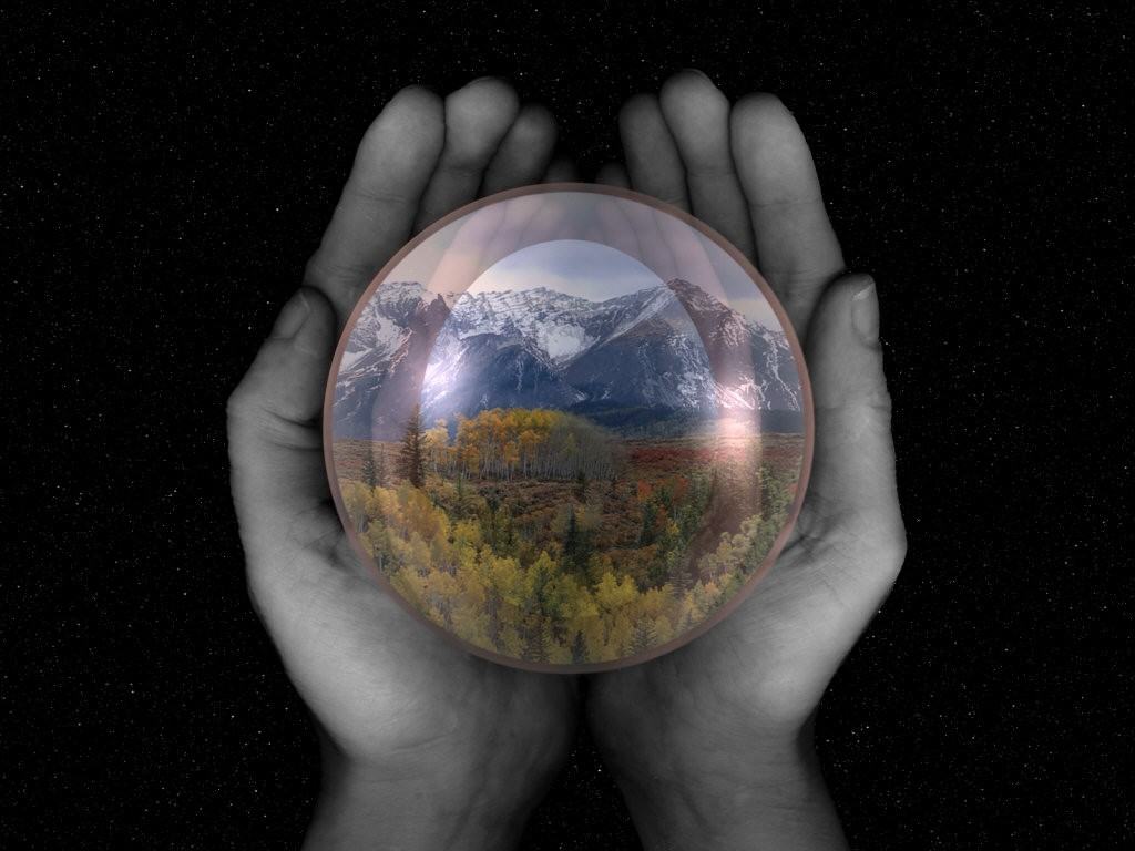 Free download Wallpaper Background 3D eye magic ball xp