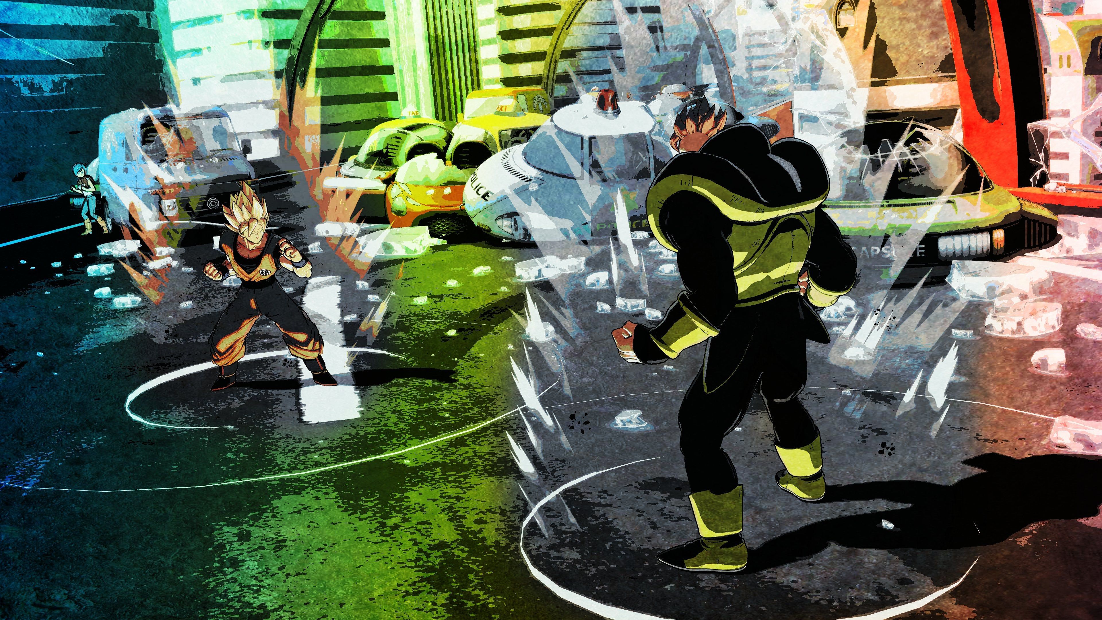 Goku VS Android 16 4K Wallpaper