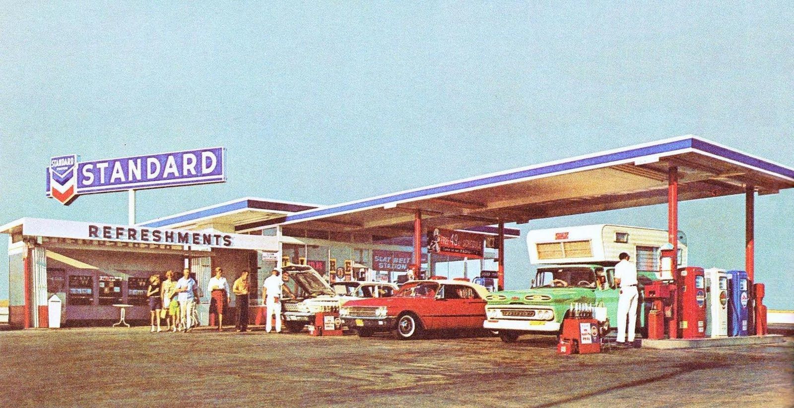 Vintage Vibe Gas Station Full HD Wallpapers Wallpaper Cave