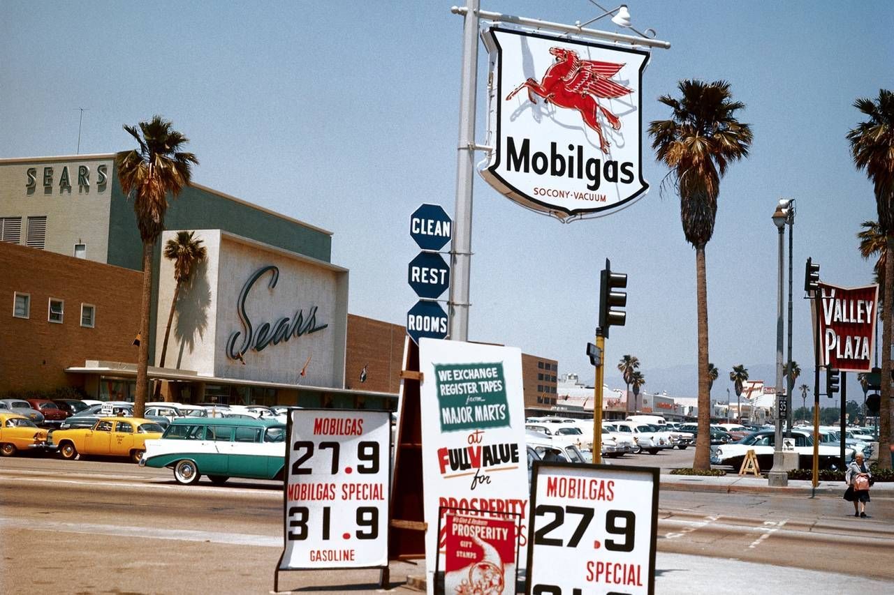 North Hollywood Sears At The Valley Plaza, 1950 Something. Old