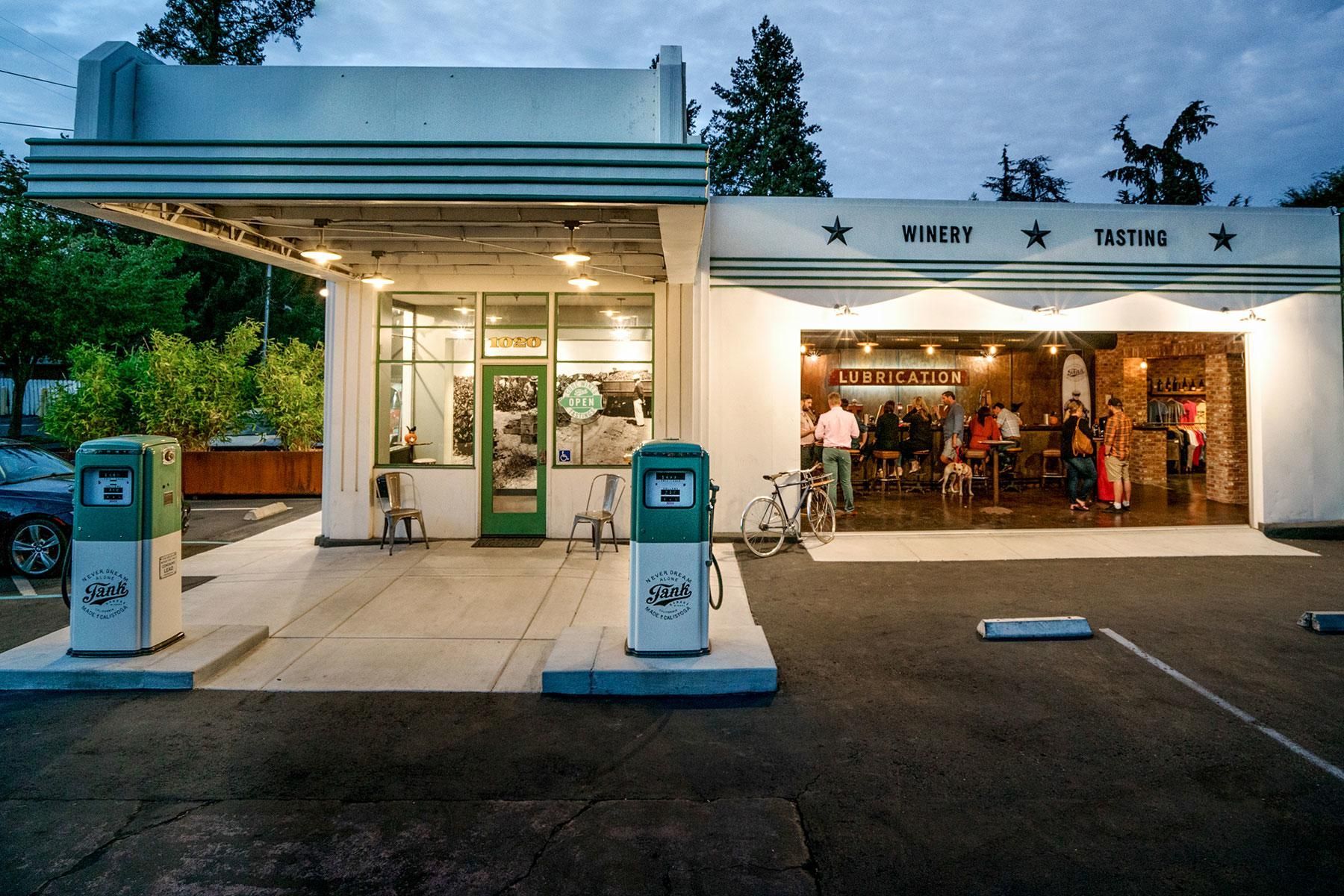 Fancy Restaurants in Former Gas Stations. Gas station, Old gas