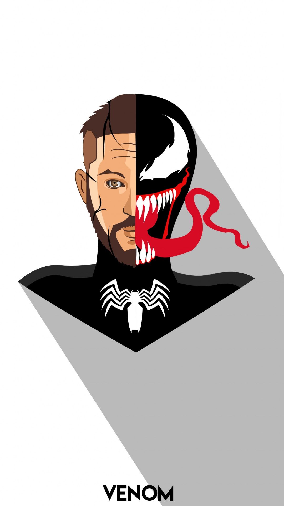 Download Tom Hardy, Venom, Super Villain, Art Wallpaper, 1080x1920