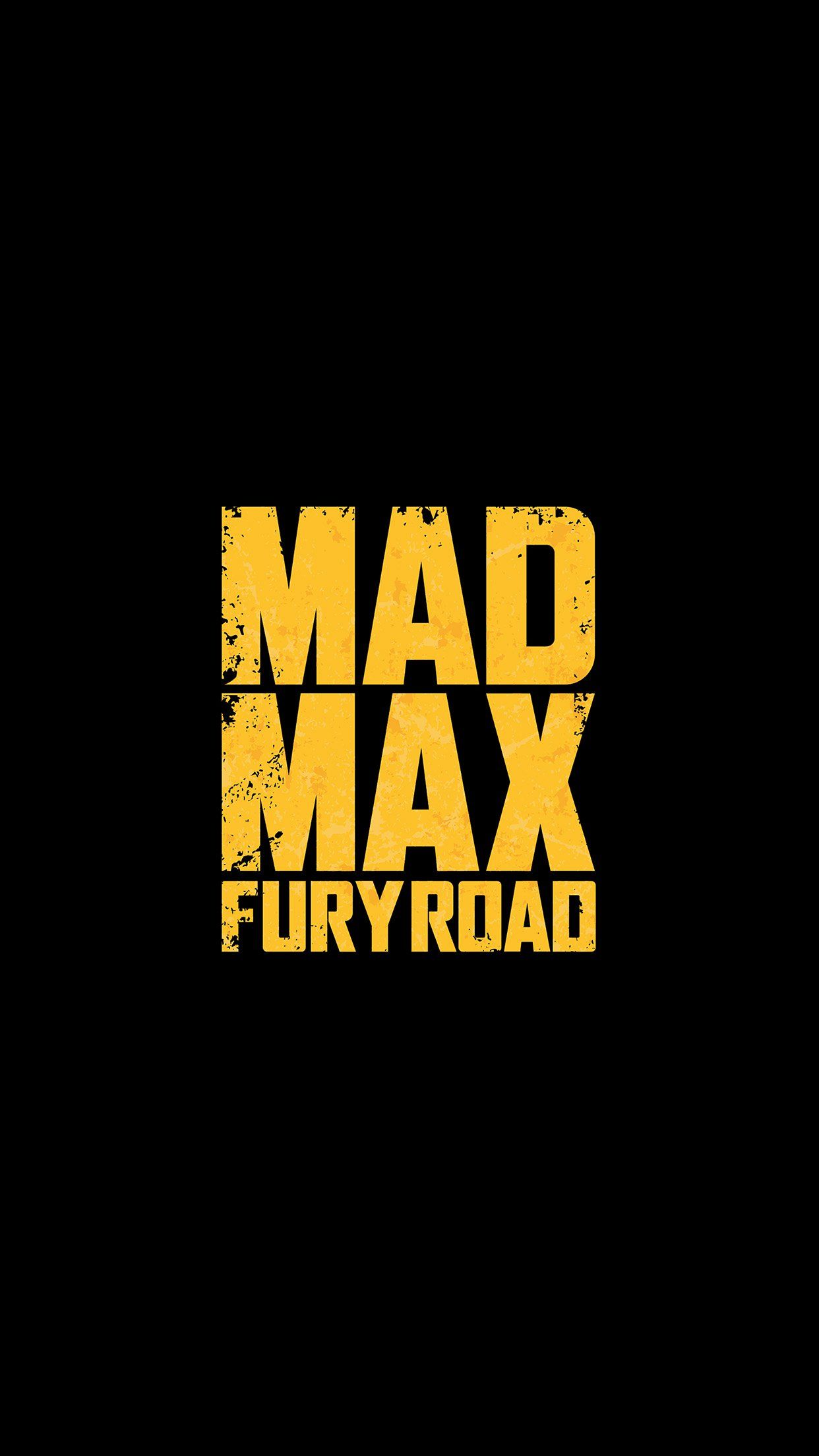 Madmax Furyroad Film Poster Minimal Logo Art Dark Android