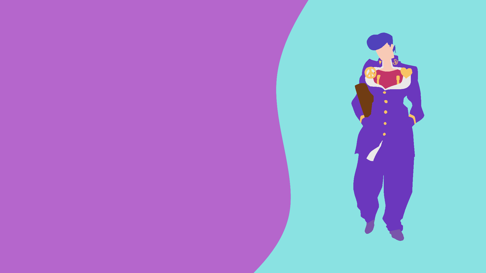 Fanart Minimalist Josuke Wallpaper I made. Feel free to download