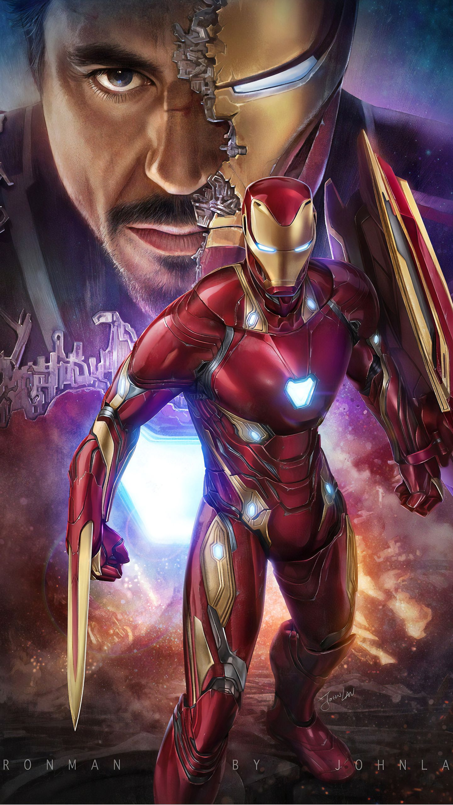 Tony Stark Iron Man 4k Samsung Galaxy S S7 , Google