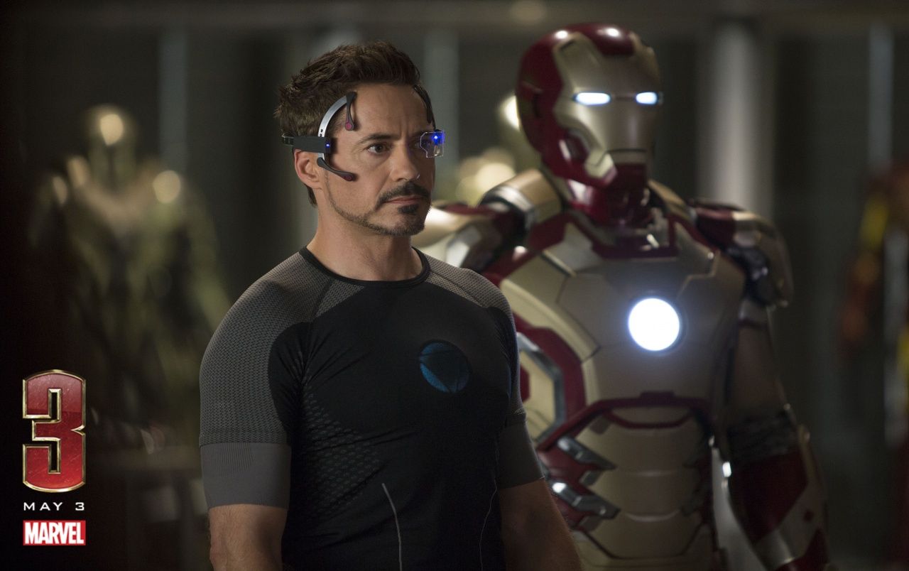 Tony Stark and Iron Man Suit wallpaper. Tony Stark and Iron Man