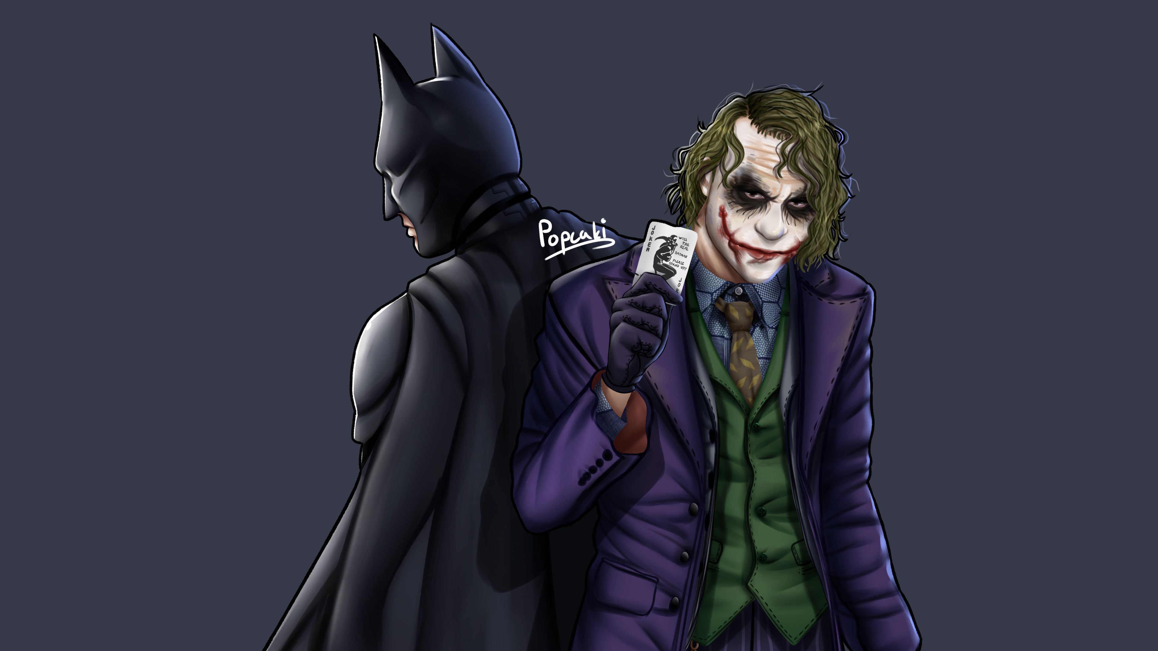 Cool Batman And Joker Wallpaper