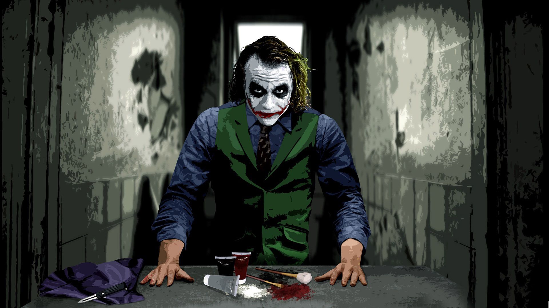 Download 1920x1080 Joker -Batman wallpaper