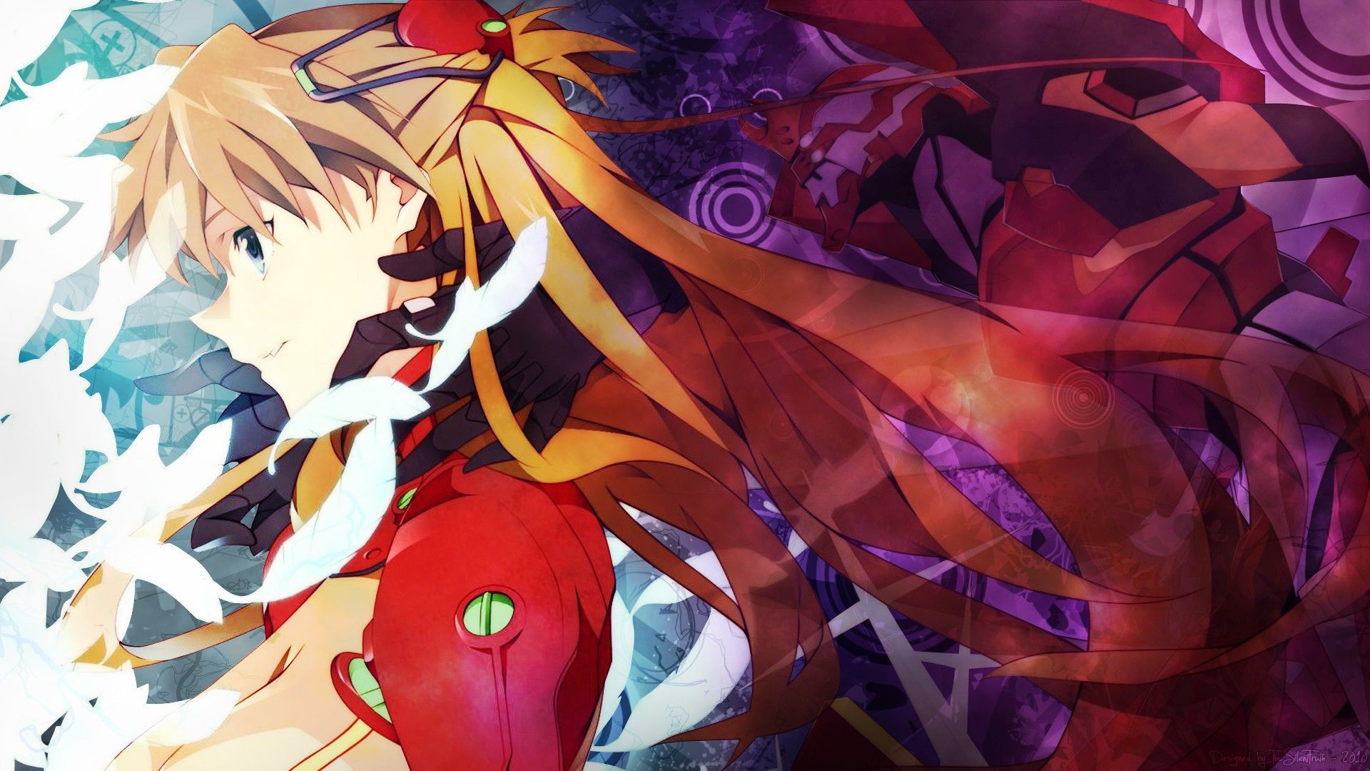 Anime 1920x1080 women Neon Genesis Evangelion anime girls Asuka