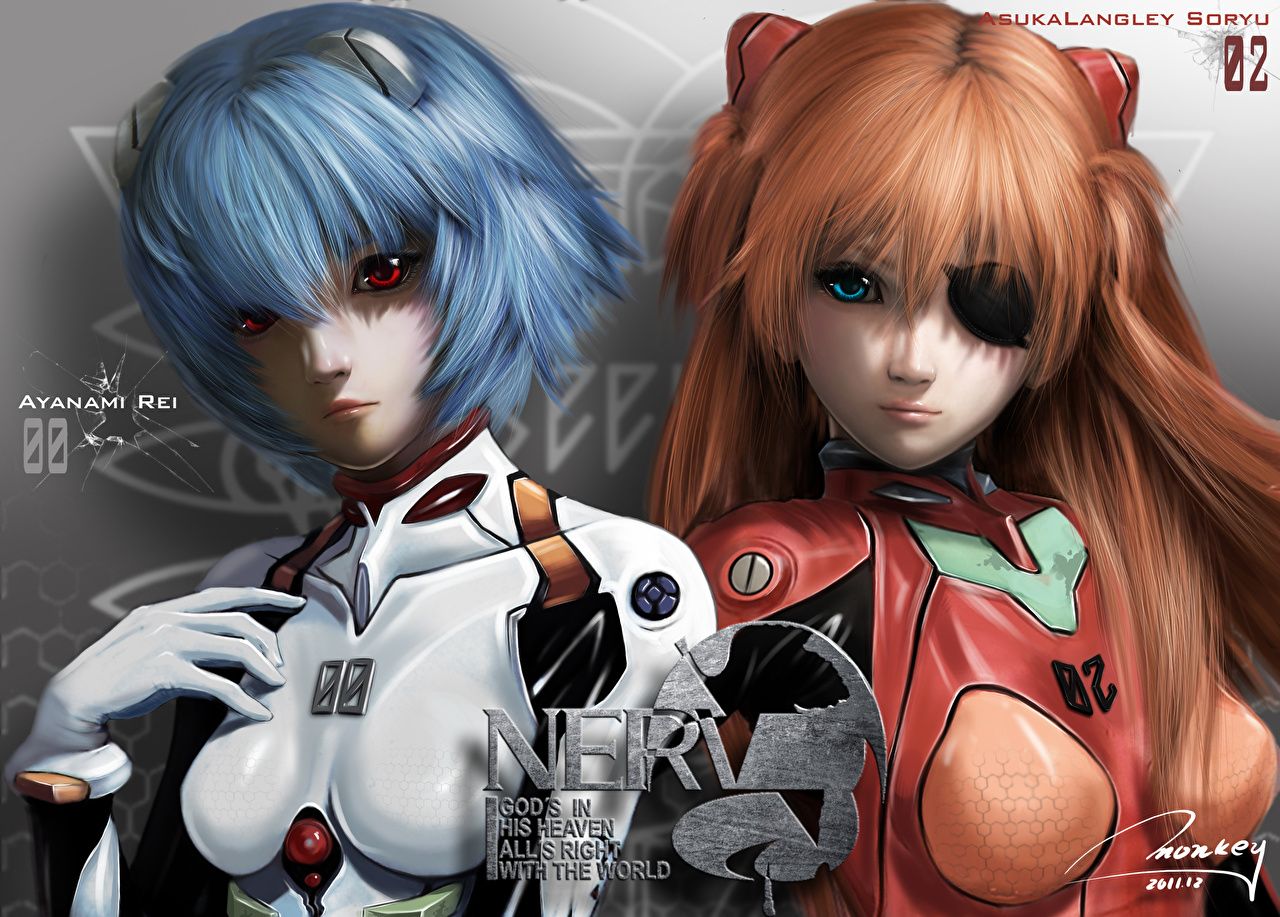 Picture Neon Genesis Evangelion Anime young woman
