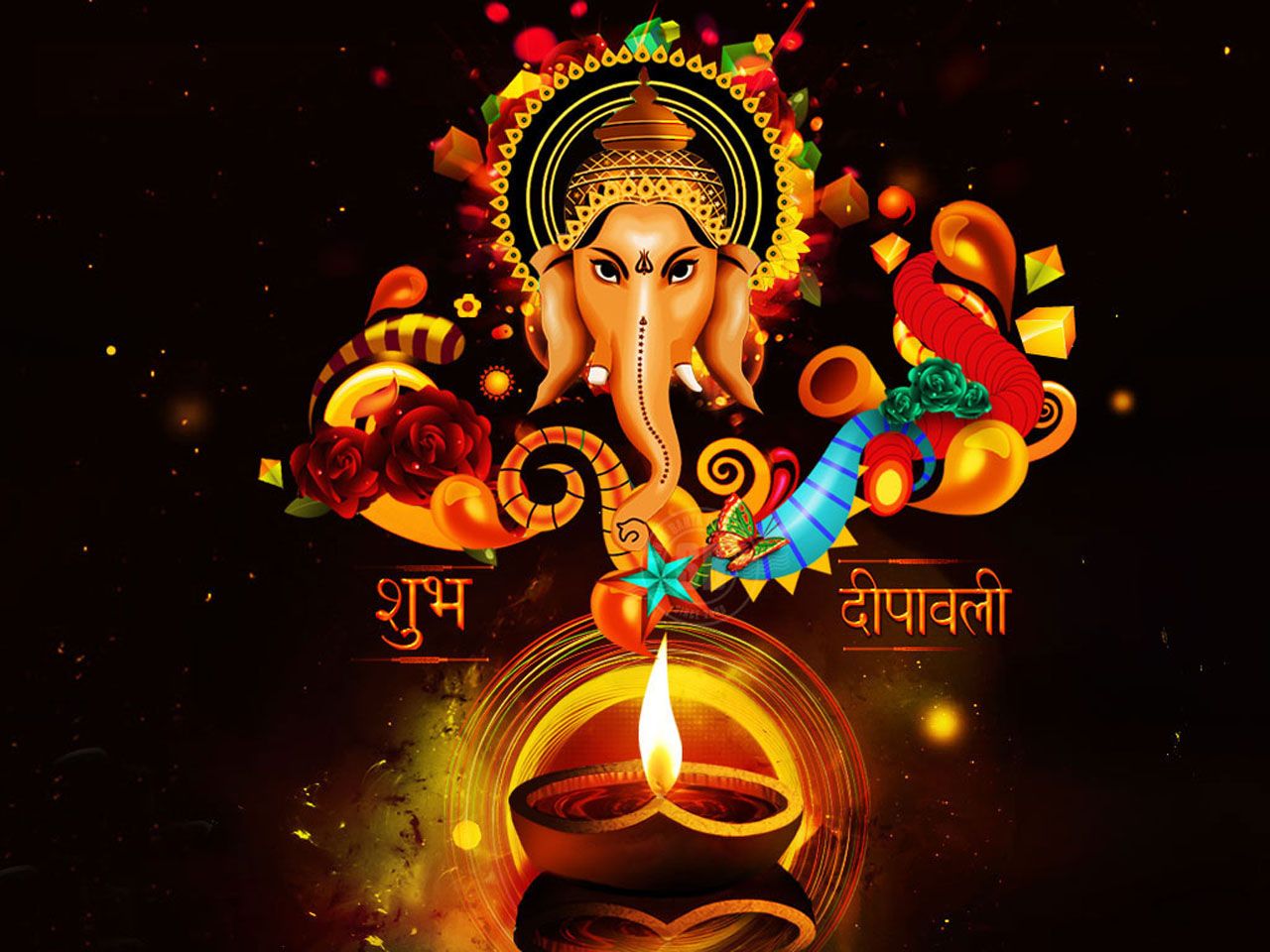 Beautiful Diwali Wallpaper for your desktop