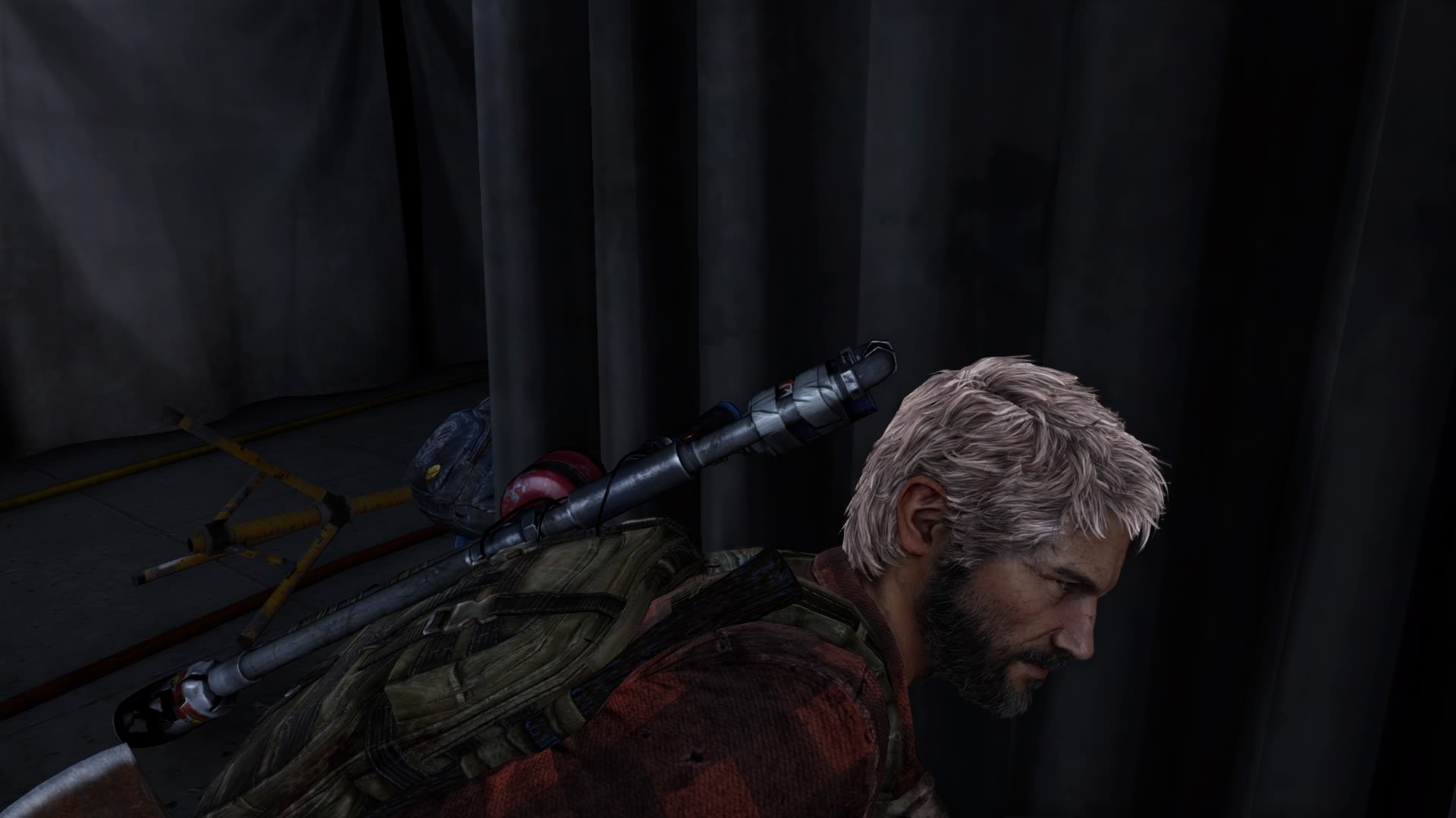 Got a glimpse of Joel in TLoU 2 in the science building