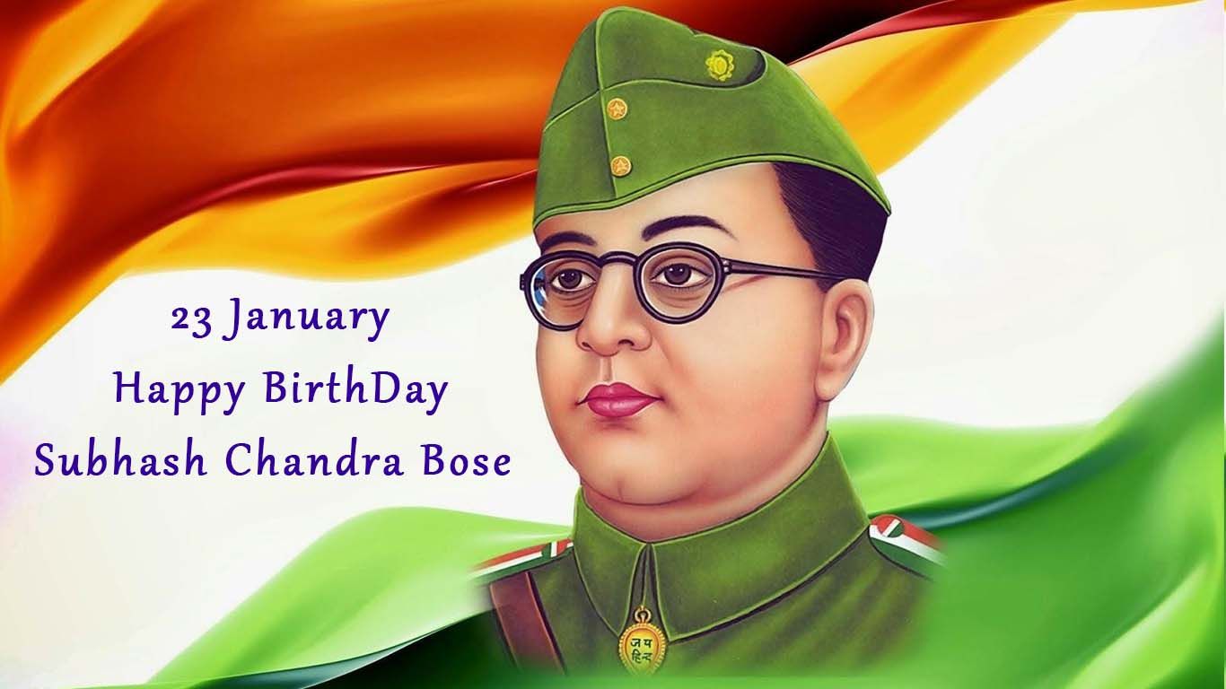 Happy Subhash Chandra Bose Jayanti Image Full HD Download