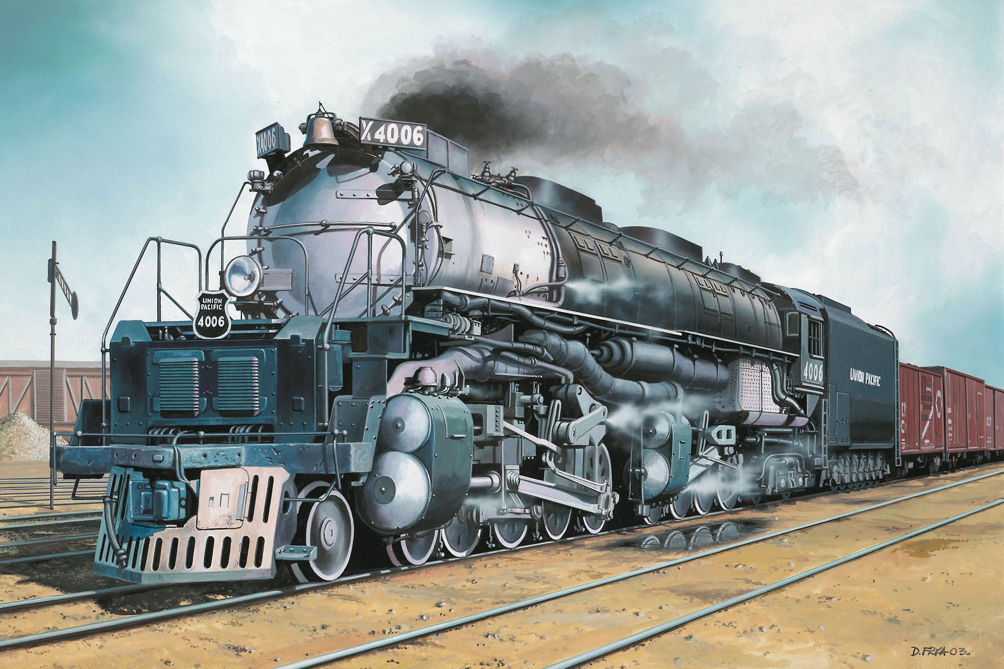 Big Boy Locomotive Wallpaper