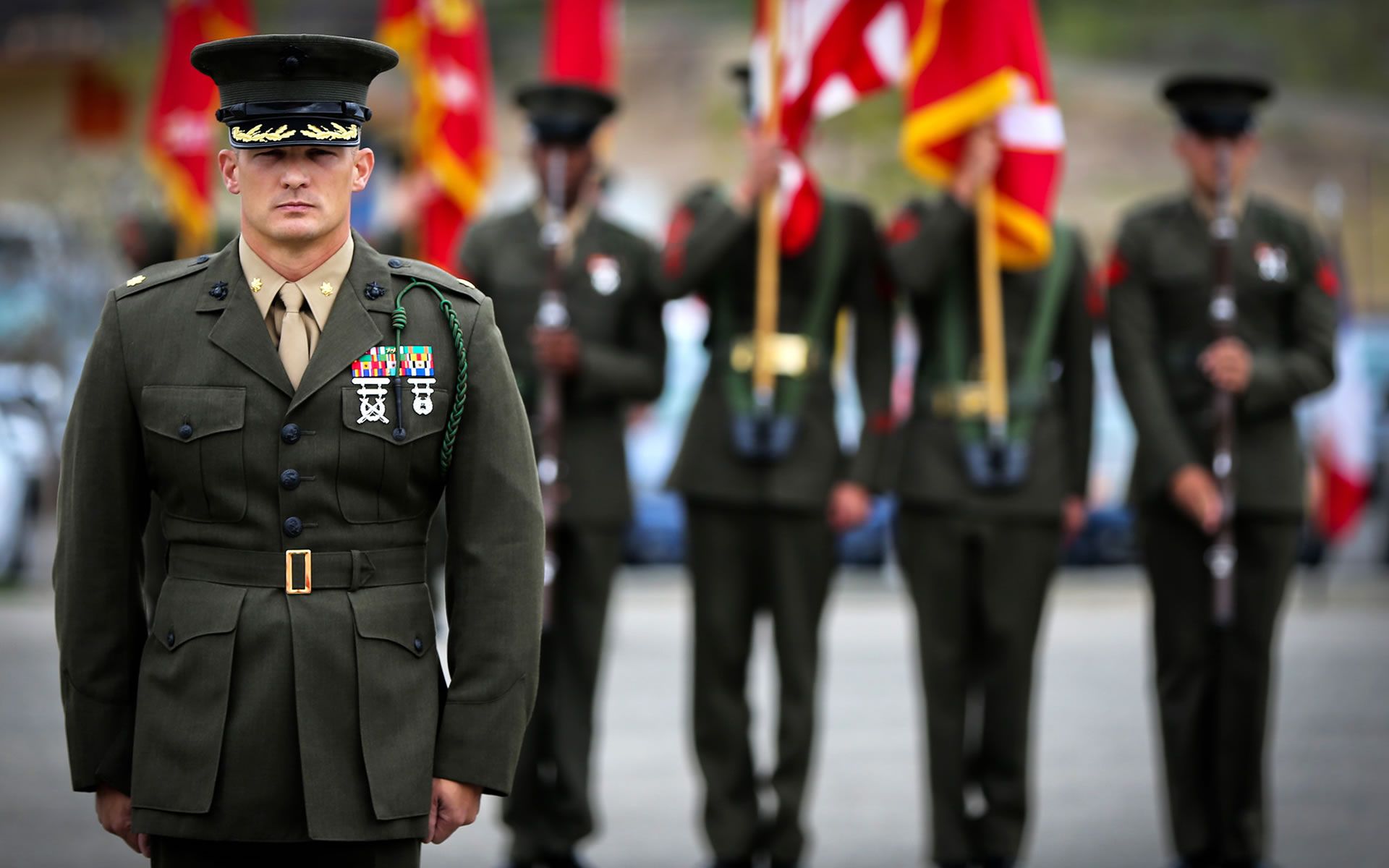 U.S. Marines Green Dress Uniform (2287)