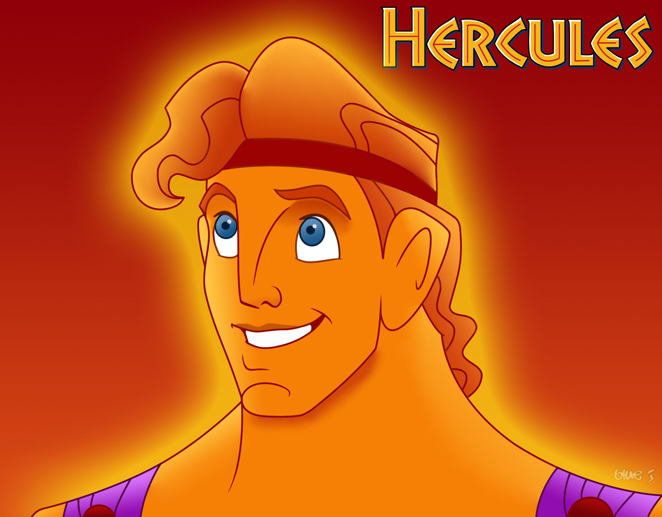 Disney Hercules Movie Cartoon HD Background for FB Cover
