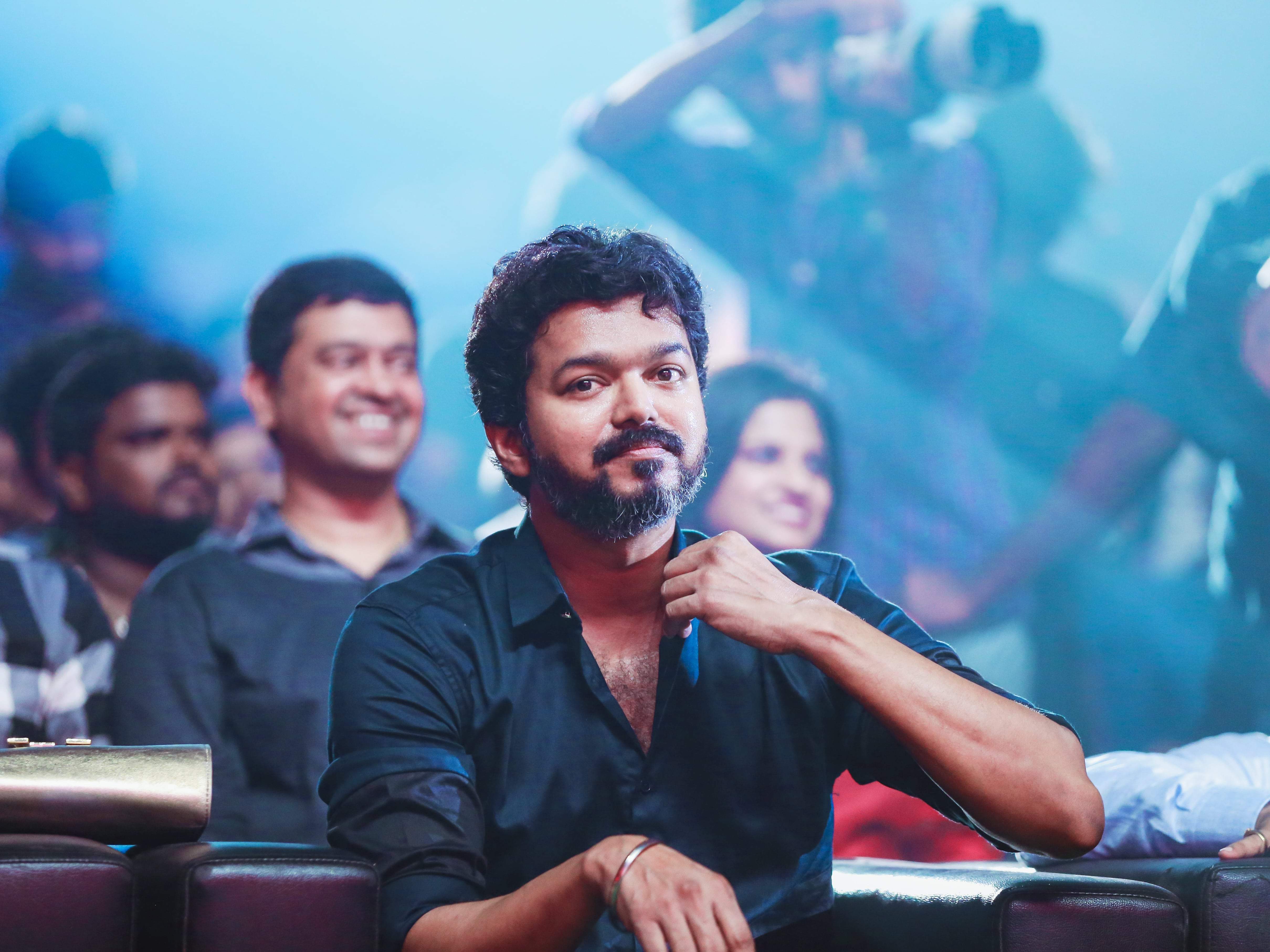 Brand new stills from the audio launch of the Vijay starrer Bigil- Cinema express