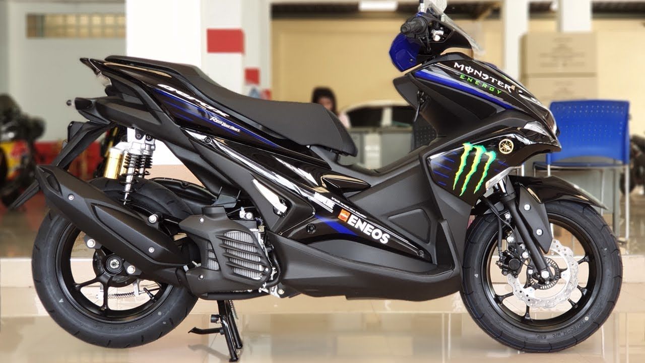 New 2019 Yamaha Aerox 155 MotoGP Monster Energy Edition