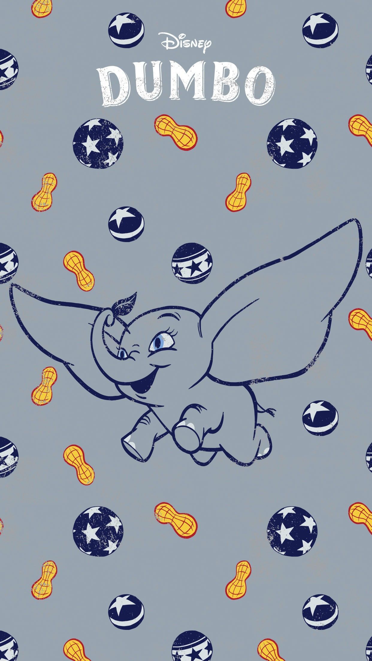 Dumbo Mobile Wallpaper. Disney phone wallpaper, Valentines