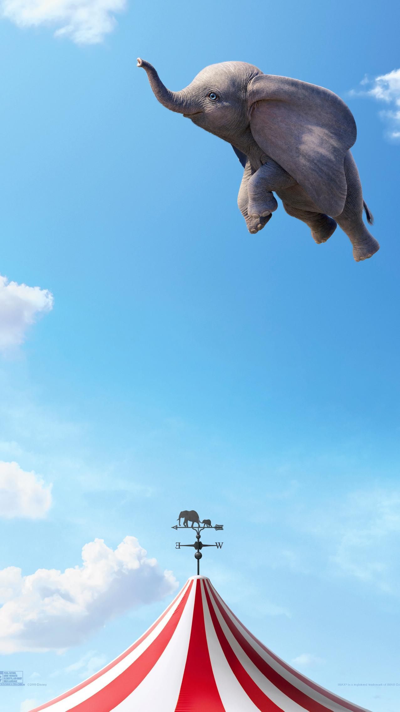 Dumbo (2019) Phone Wallpaper. Moviemania. Disney phone wallpaper