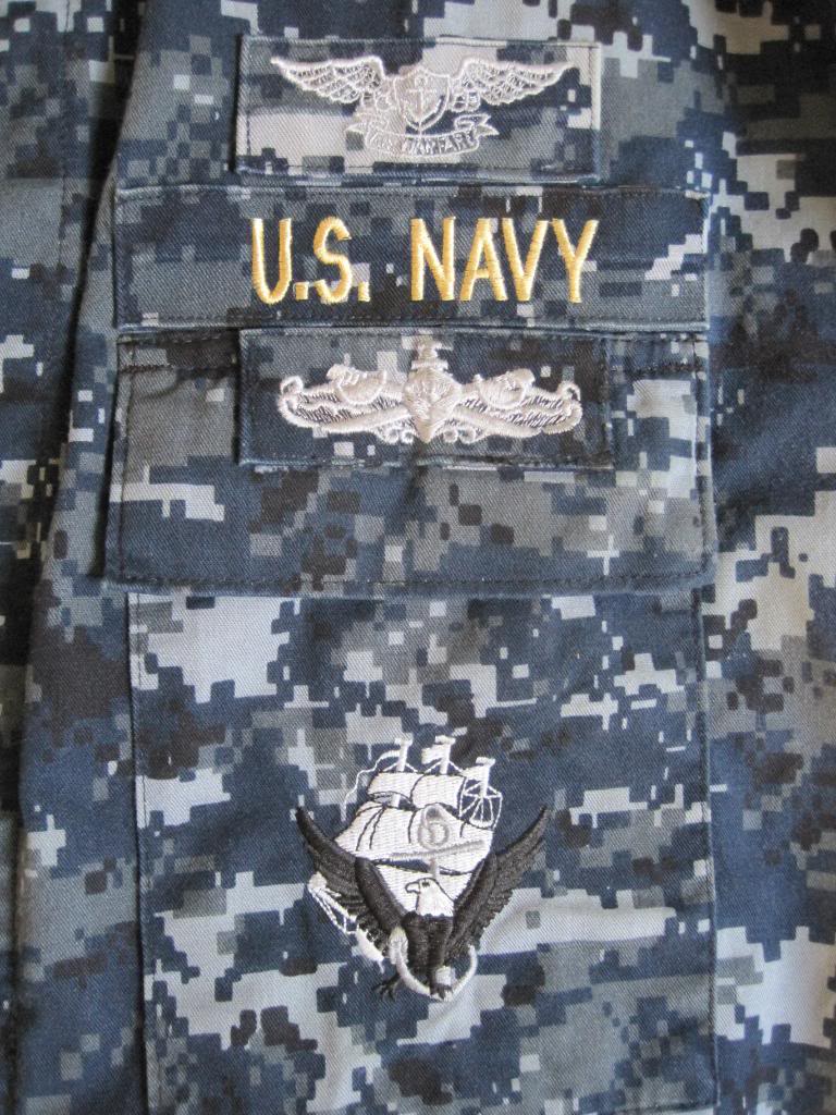 Navy Camo Wallpaper