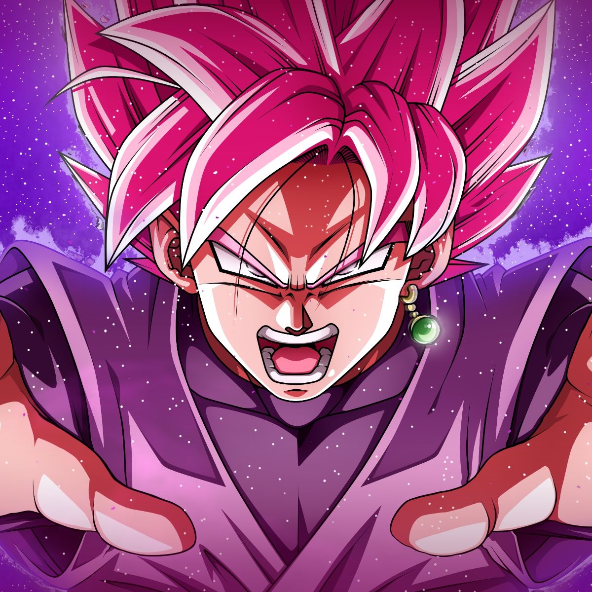 Dragon Ball Goku Purple Wallpapers - Goku Wallpapers for iPhone