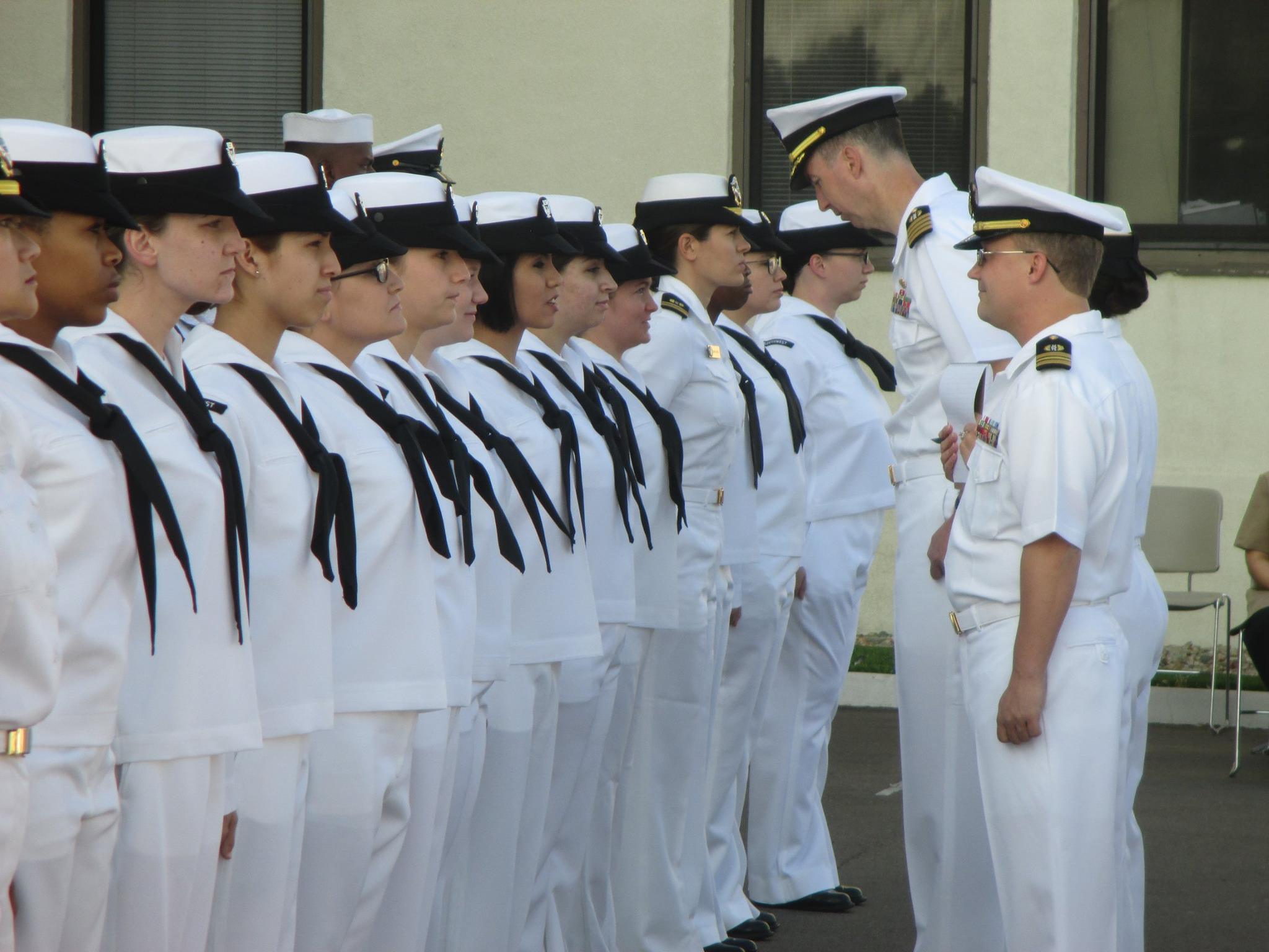 Dress Uniform Inspection. U.S. Navy JAG Corps