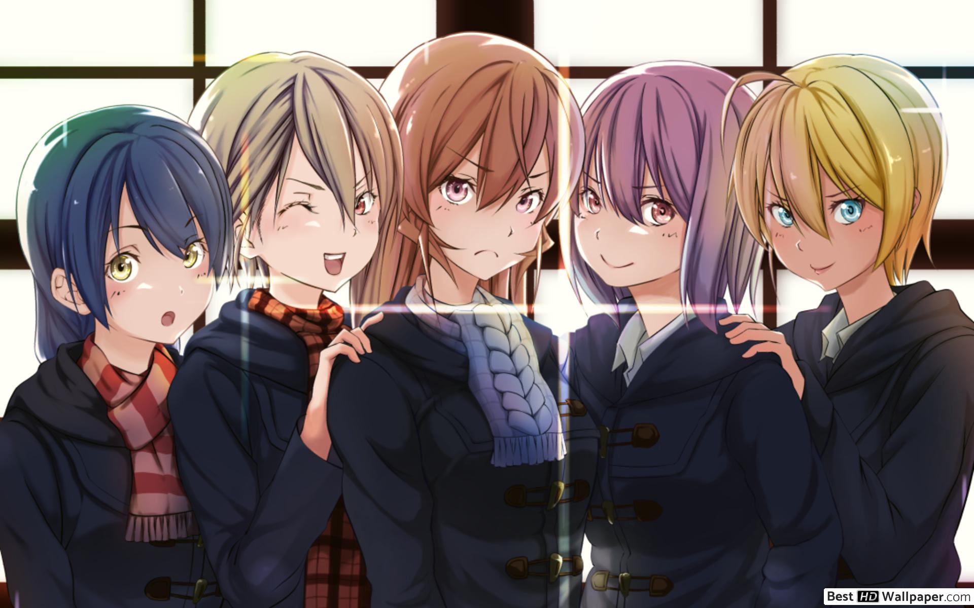 Food Wars Shokugeki no Soma Girls HD wallpaper download