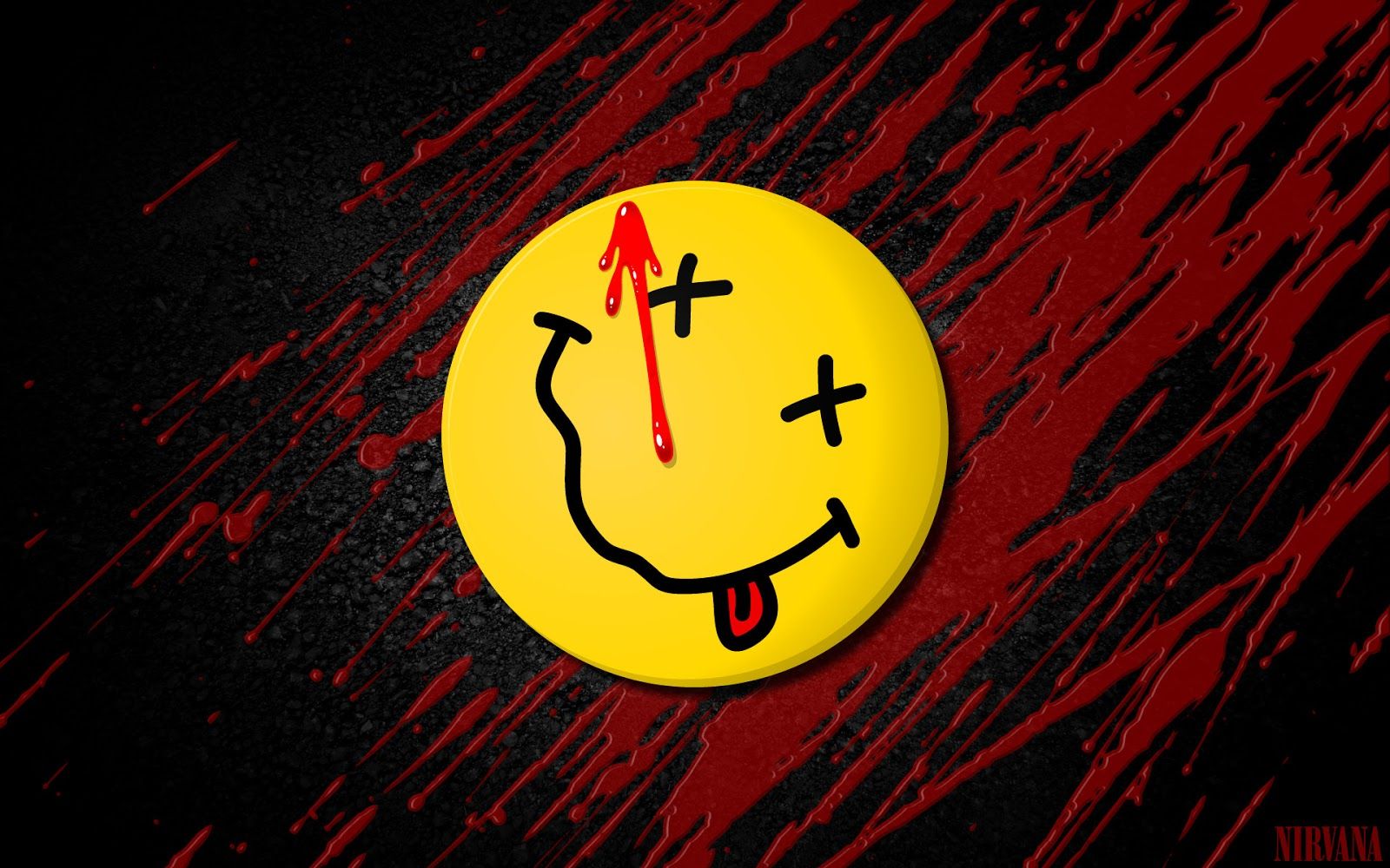 Nirvana Wallpaper Smiley