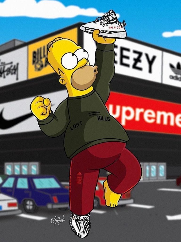 Free download Supreme Bart Simpson .wallpaperafari.com